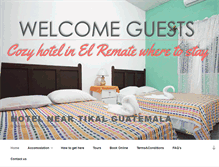 Tablet Screenshot of hotelasgardenias.com